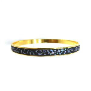 Black and Blue Sparkle Bangle (Made in Chiacago)